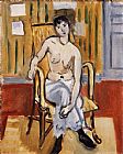 Henri Matisse seatd figure painting